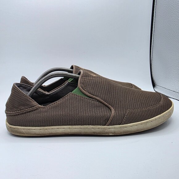 OluKai Nohea Mesh Mens Size 11.5 Brown Shoes Casual Walking Comfort Outdoors - Picture 12 of 14